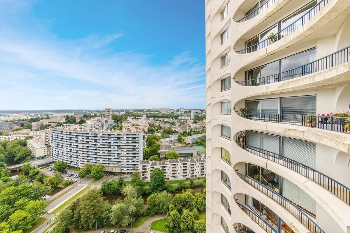 Bellevue, Appartement T2, Terrasse & Parking Rennes Exteriér fotografie