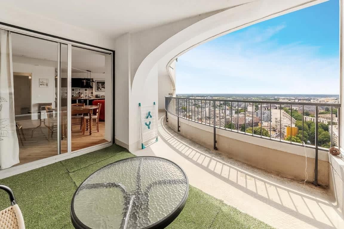 Bellevue, Appartement T2, Terrasse & Parking Rennes Exteriér fotografie